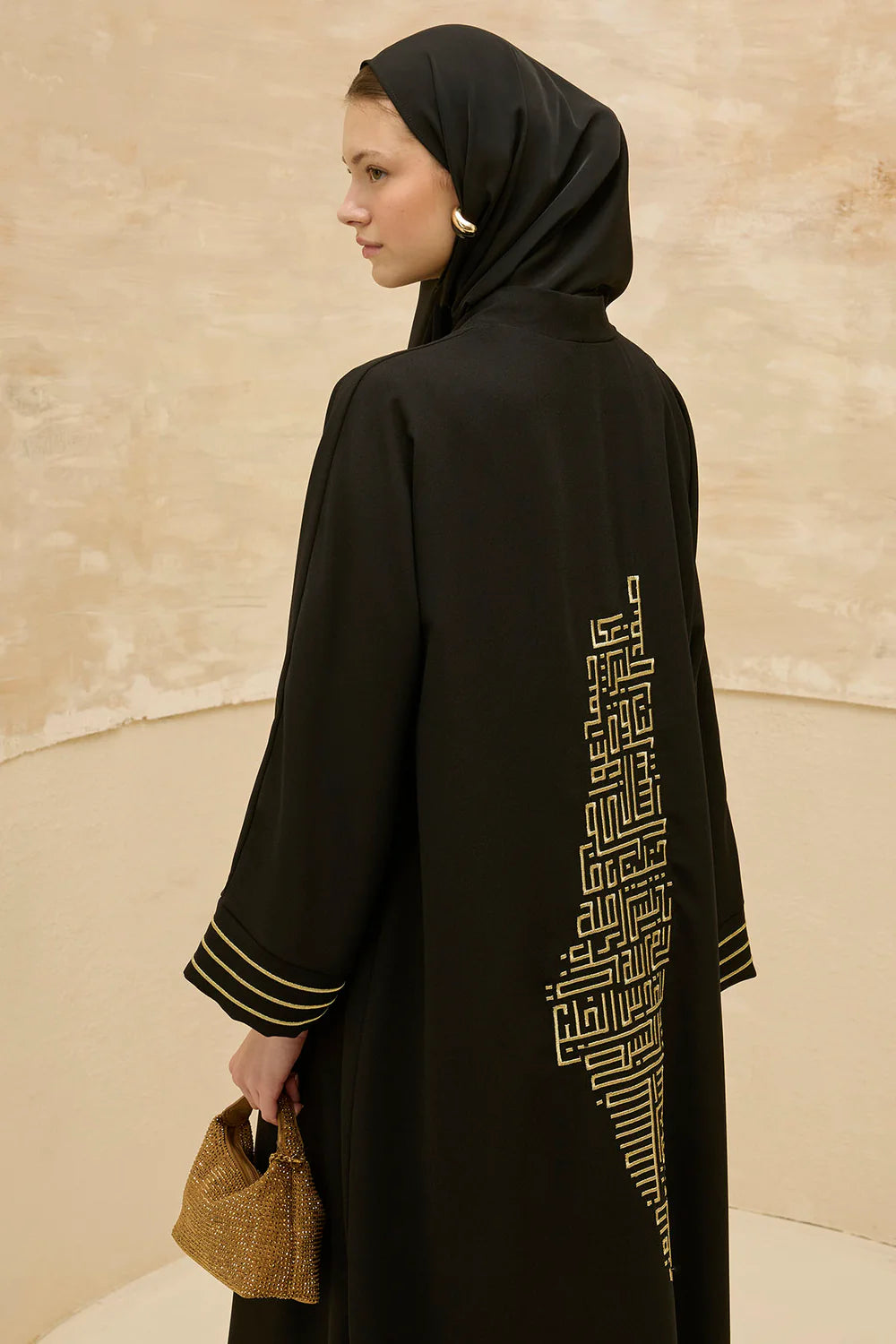 Kudüs Işığı | Filistin Haritası İşlemeli Abaya