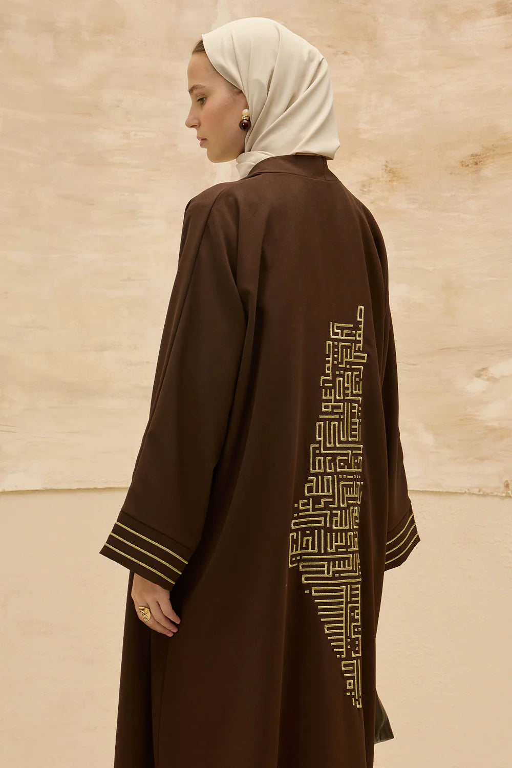 Kudüs Işığı | Filistin Haritası İşlemeli Abaya
