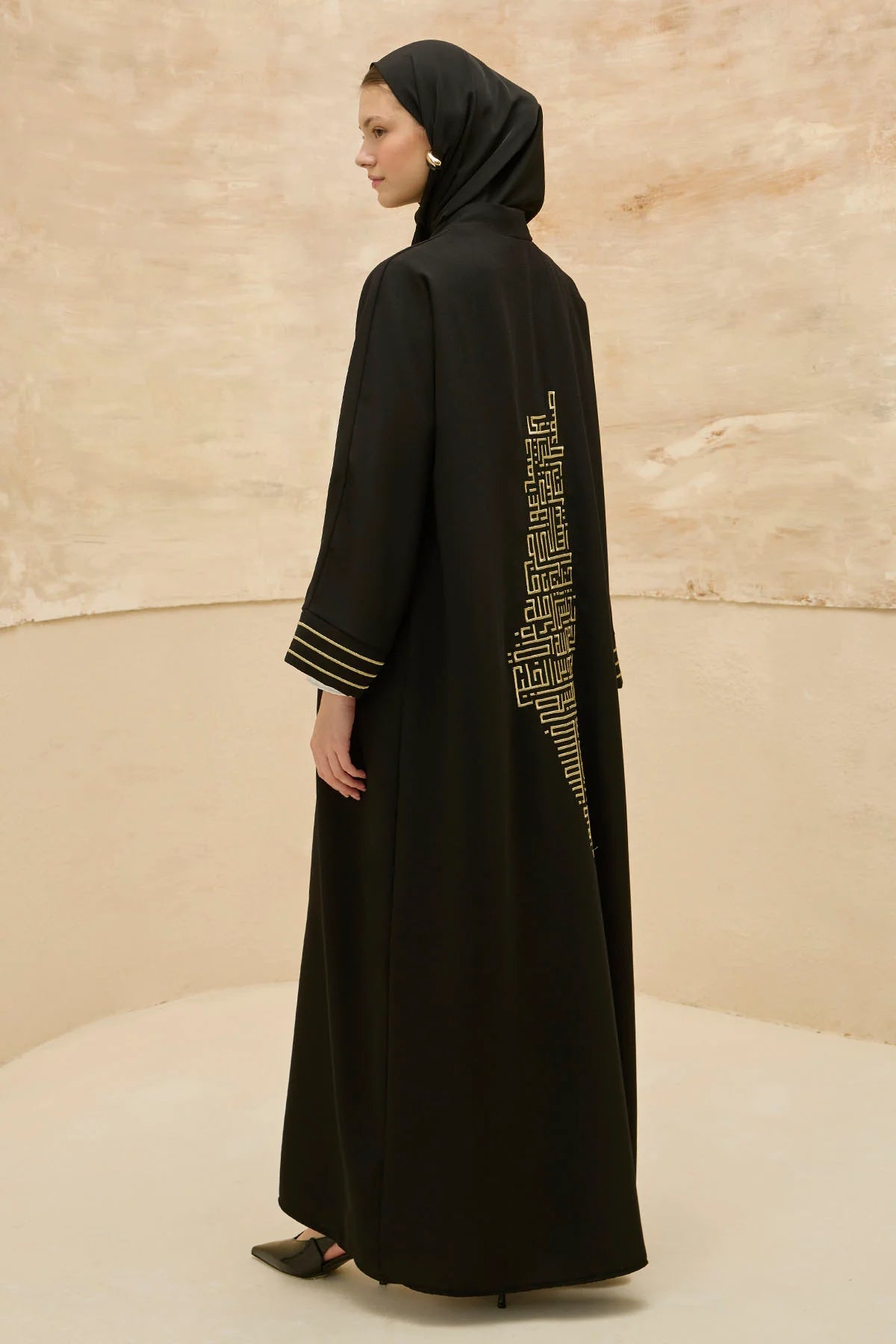 Kudüs Işığı | Filistin Haritası İşlemeli Abaya