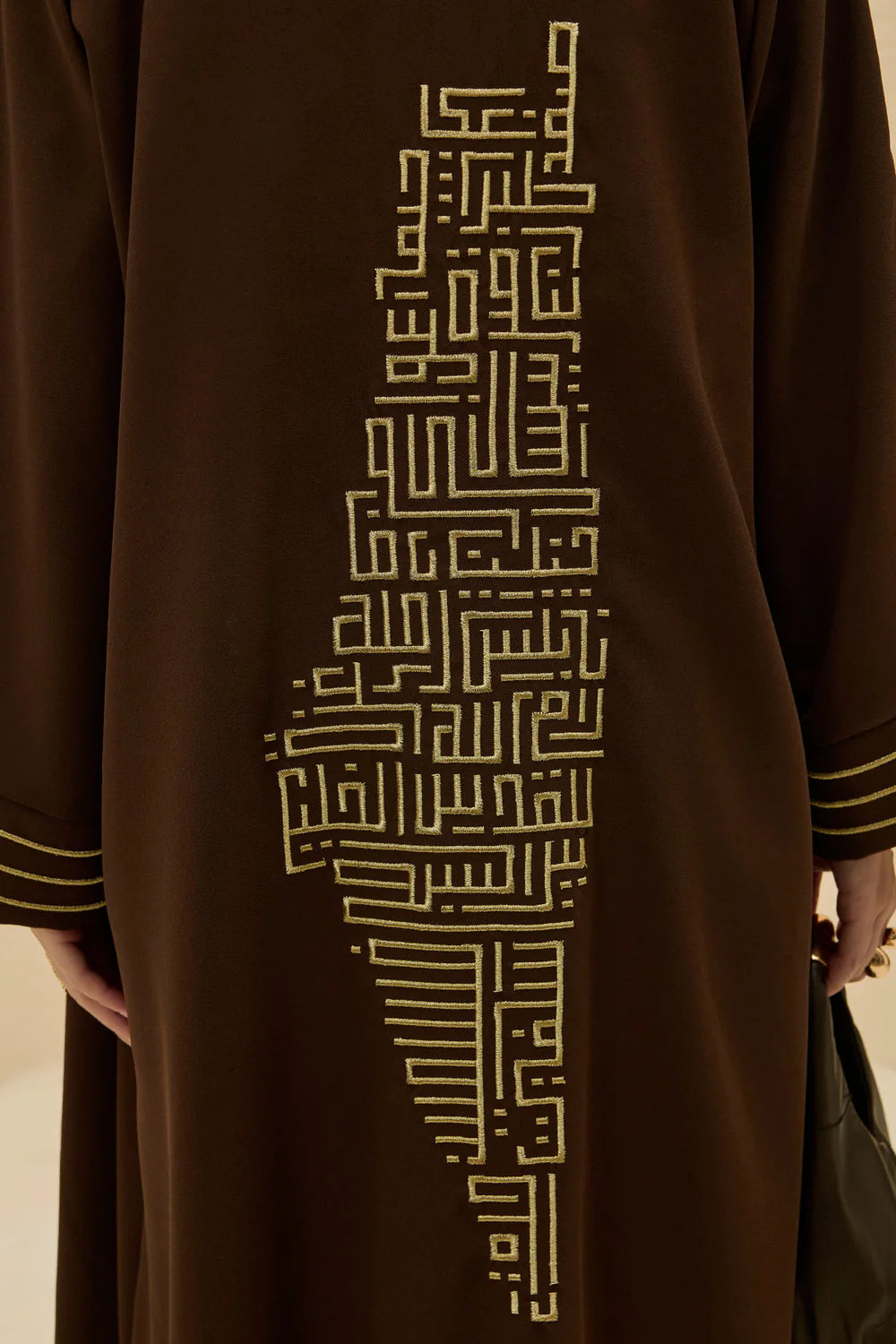 Kudüs Işığı | Filistin Haritası İşlemeli Abaya