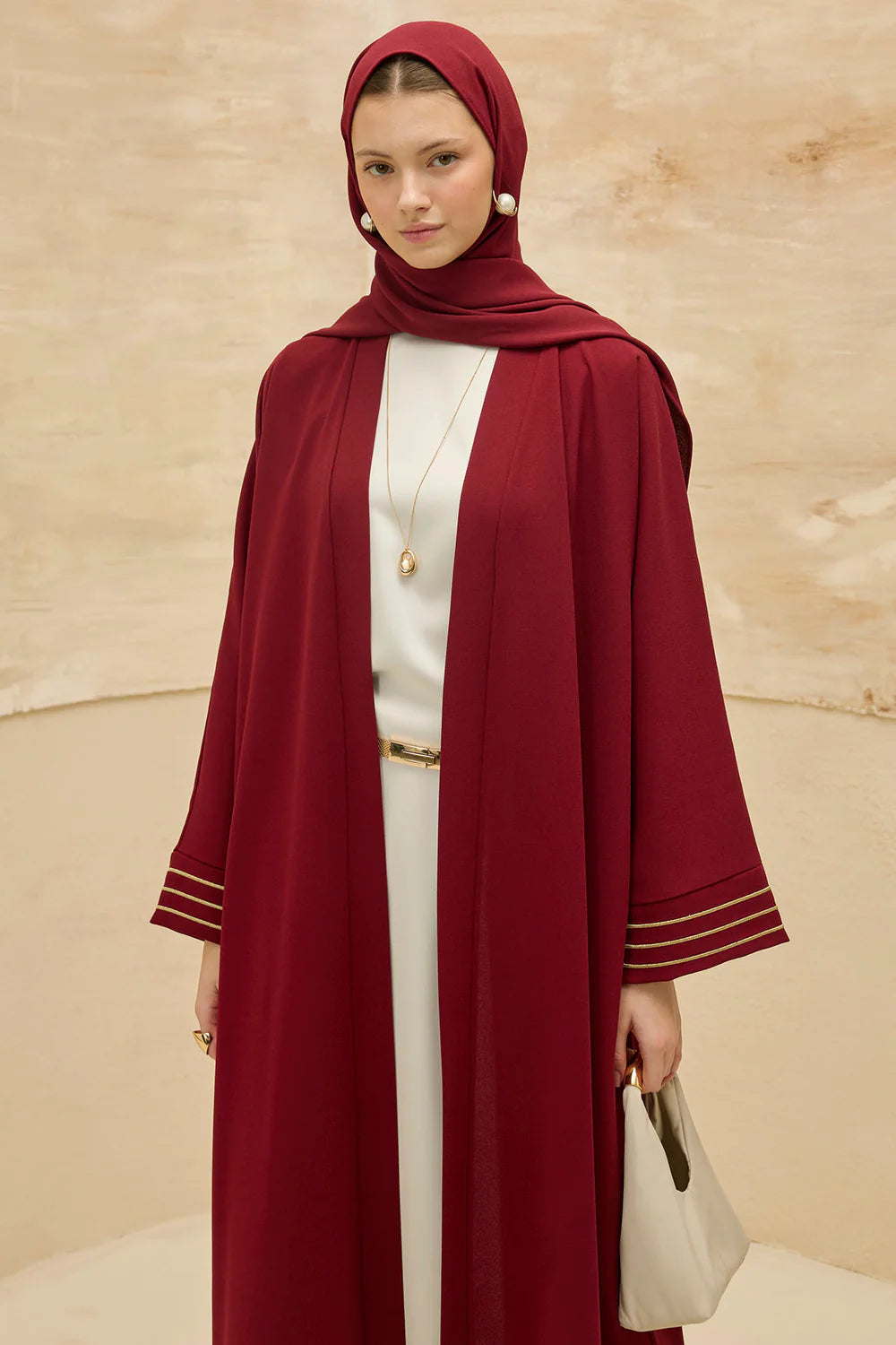 Kudüs Işığı | Filistin Haritası İşlemeli Abaya