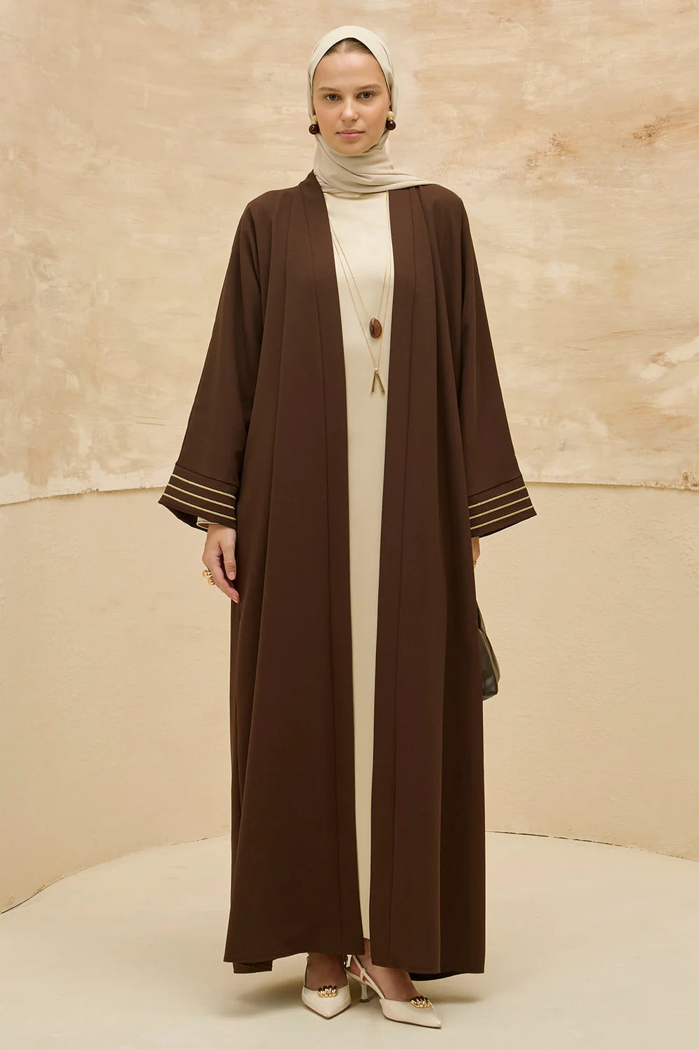 Kudüs Işığı | Filistin Haritası İşlemeli Abaya