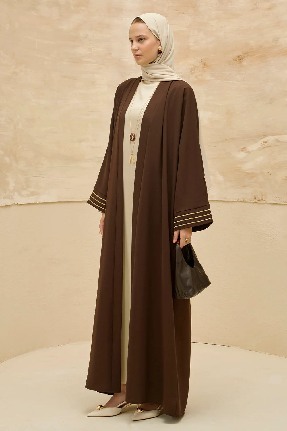 Kudüs Işığı | Filistin Haritası İşlemeli Abaya