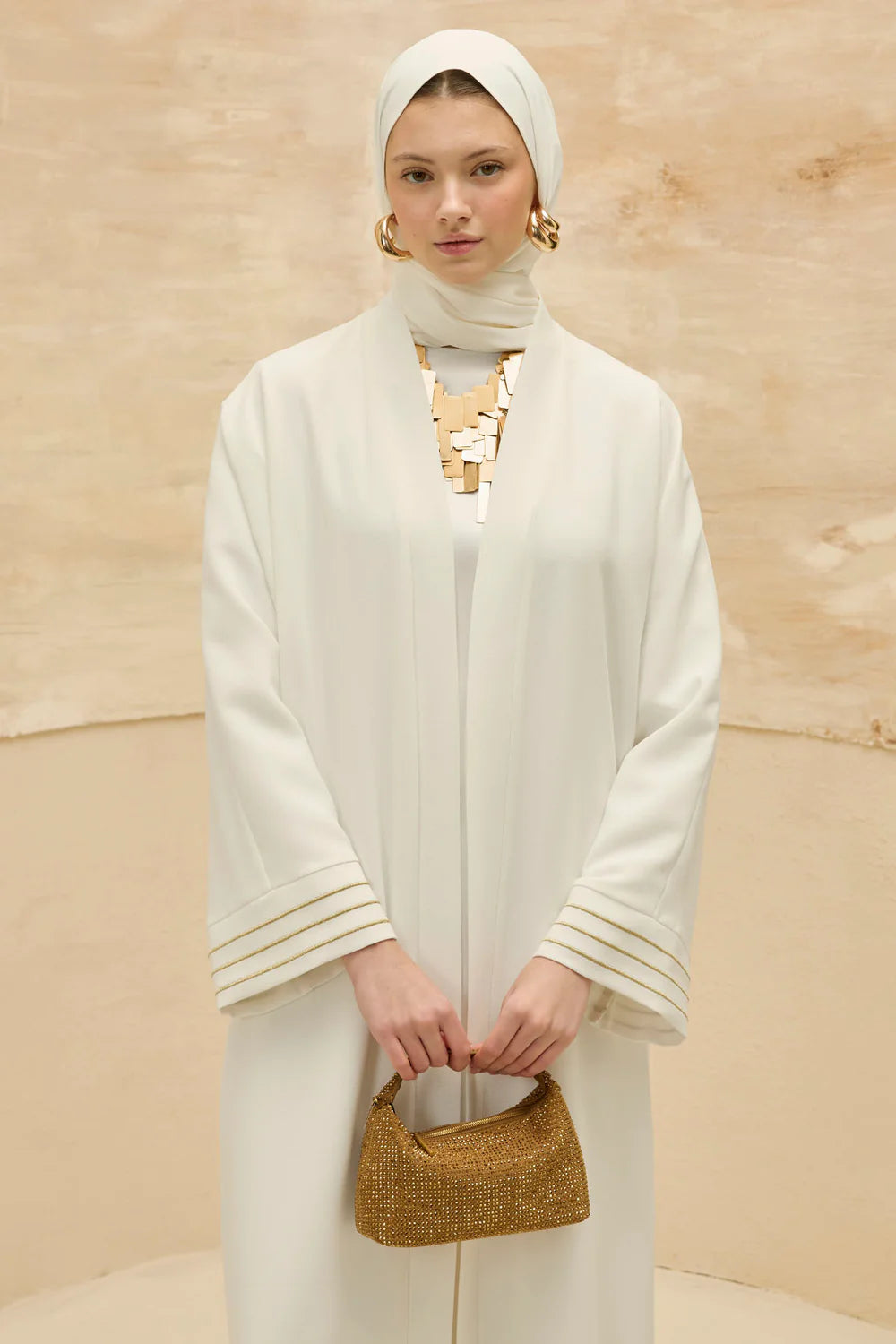 Kudüs Işığı | Filistin Haritası İşlemeli Abaya