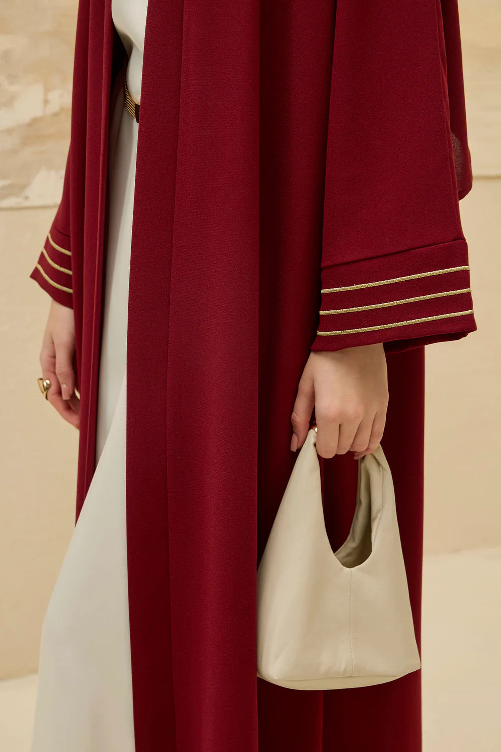 Kudüs Işığı | Filistin Haritası İşlemeli Abaya