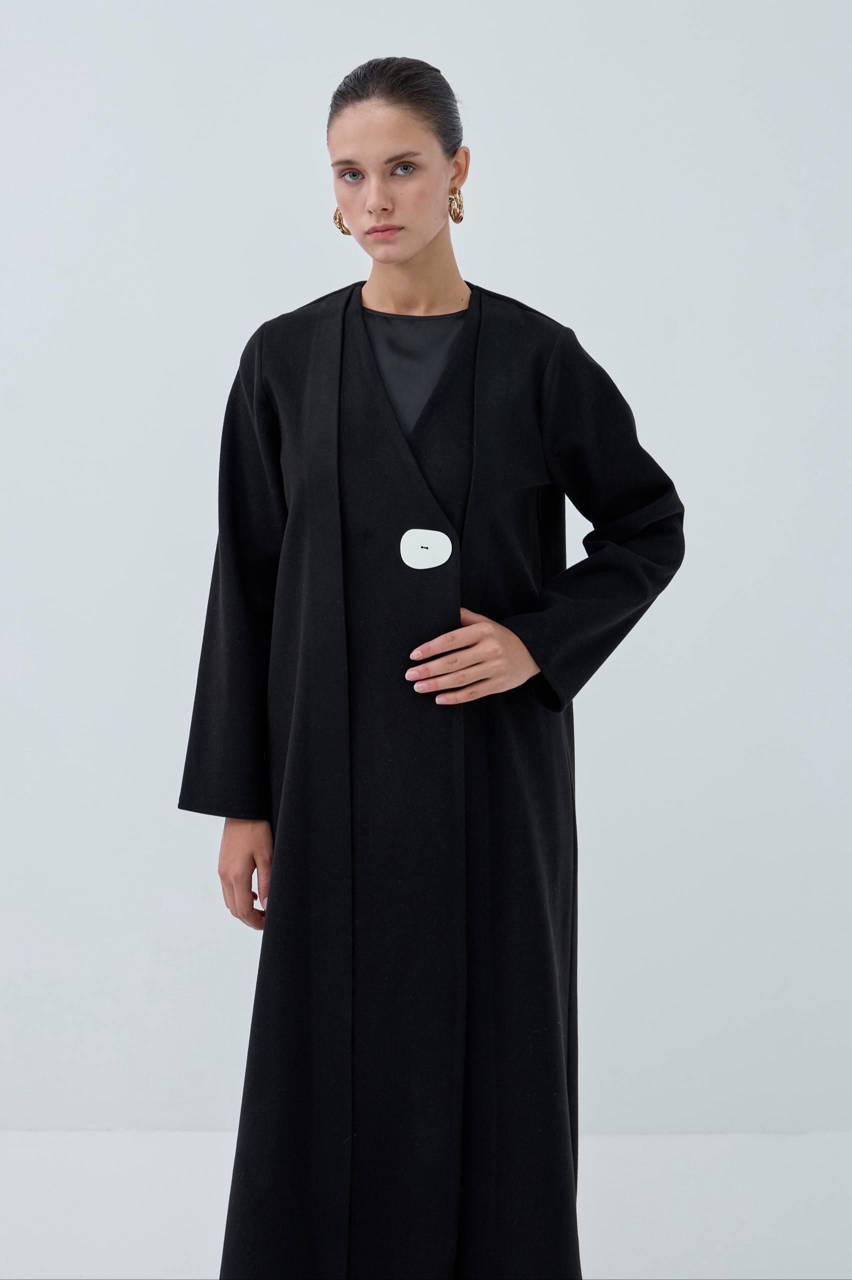 Elegant Cashmere Ferace | Zarif Kaşe Ferace