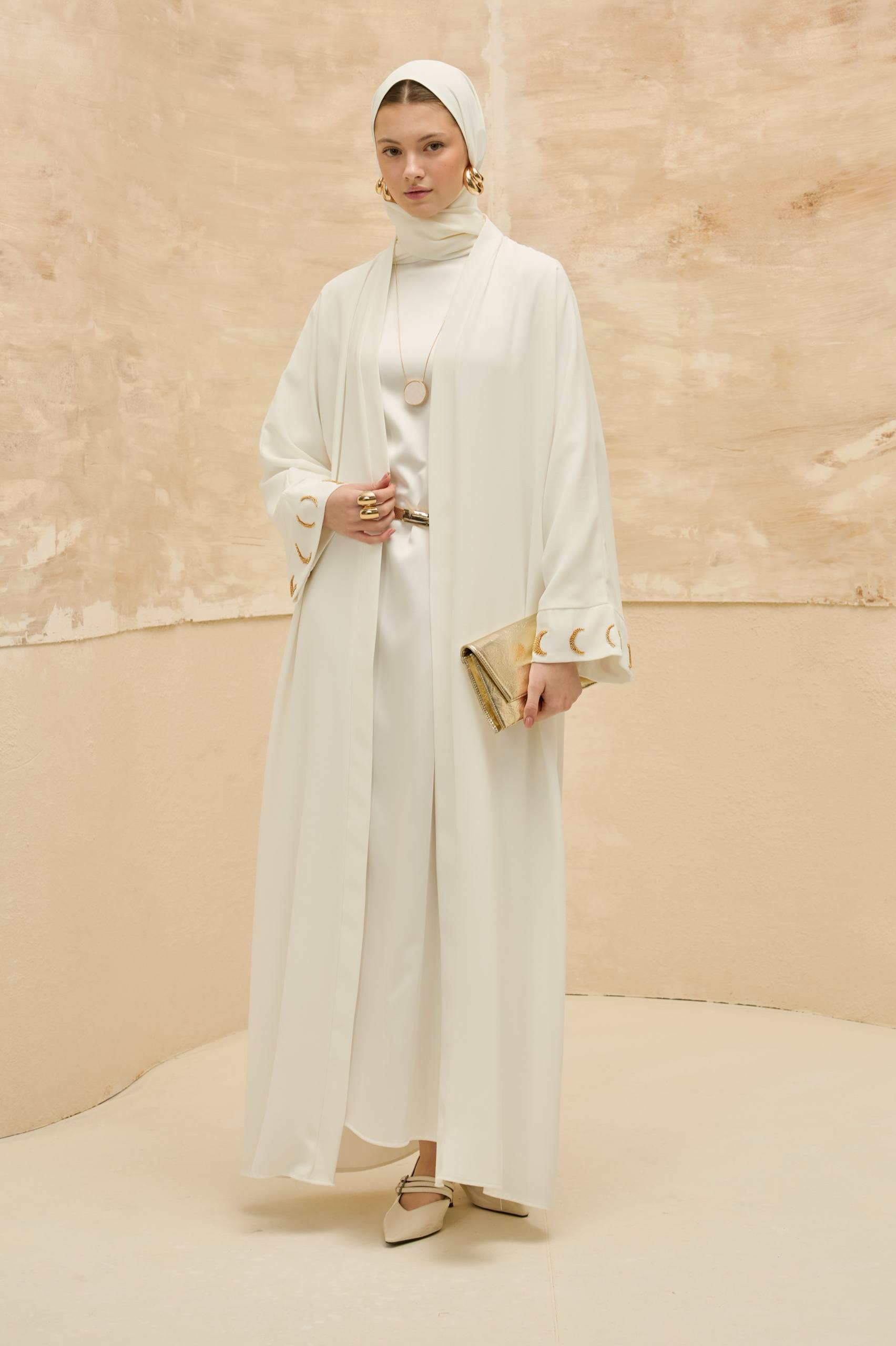 Lunar Halo | Ay Işıltılı Abaya