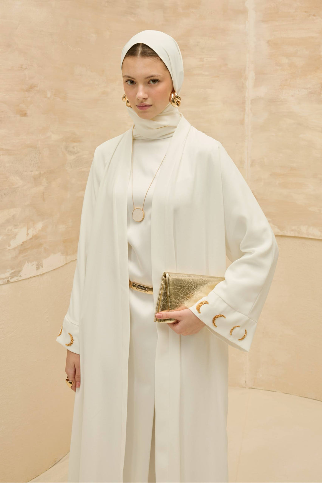 Lunar Halo | Ay Işıltılı Abaya