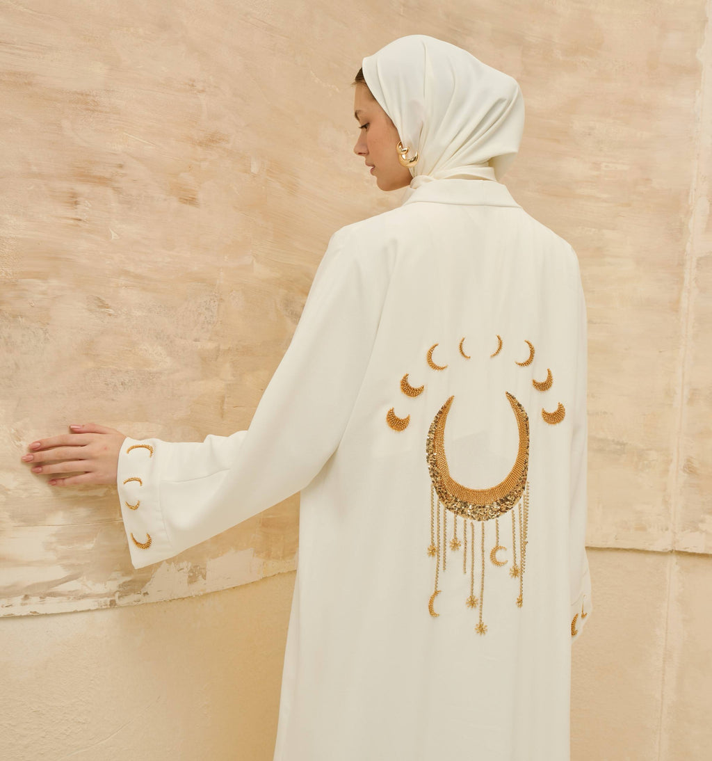 Lunar Halo | Ay Işıltılı Abaya