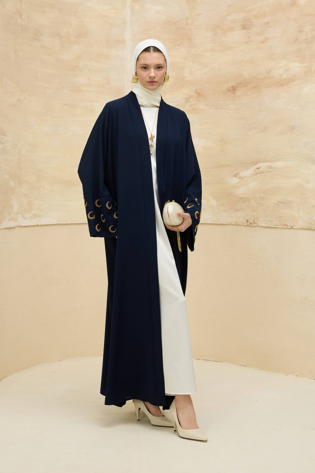 Ramadan Kareem | Hilal İşlemeli Abaya