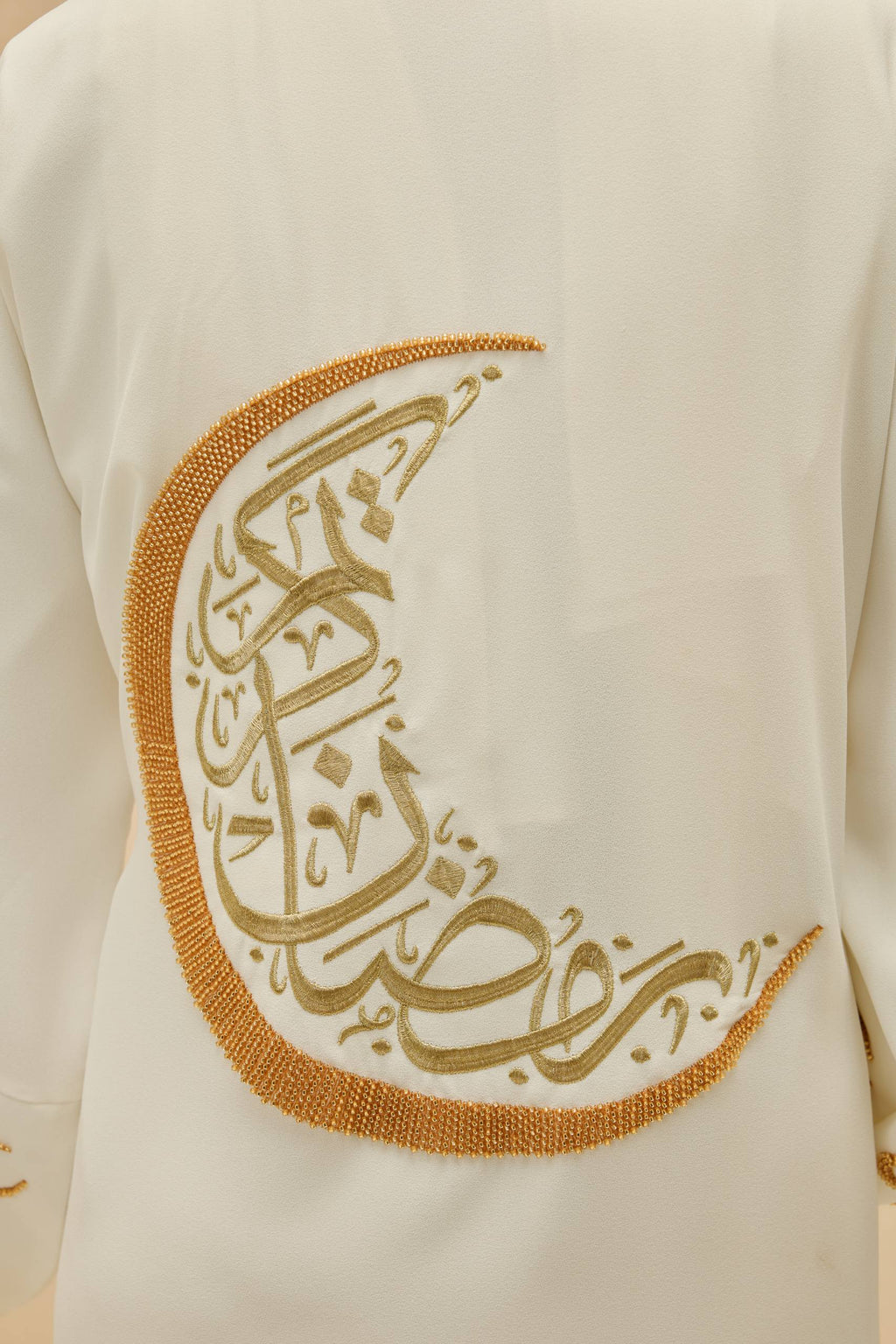 Ramadan Kareem | Hilal İşlemeli Abaya