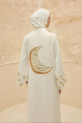 Ramadan Kareem | Hilal İşlemeli Abaya