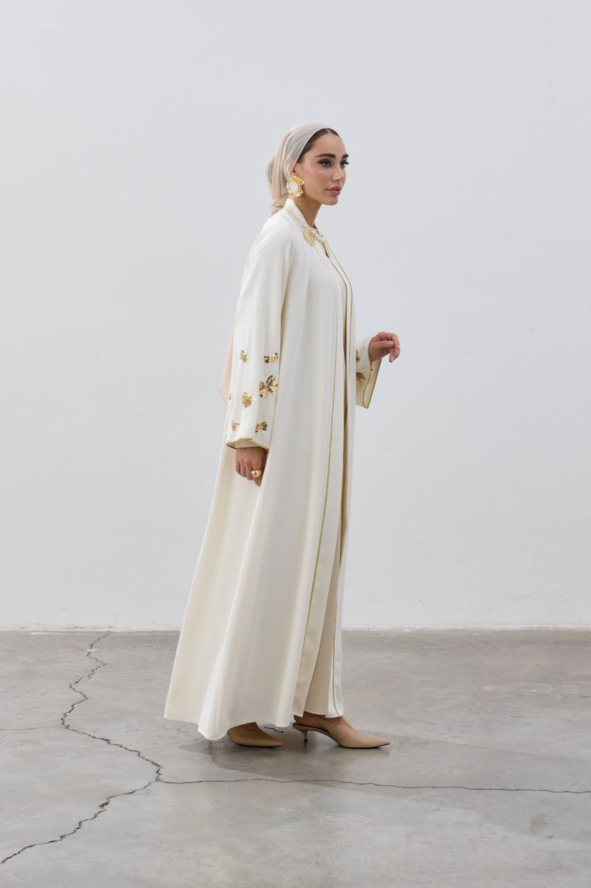 Kelebek Işıltısı | Payet Kelebek Detaylı Ferace