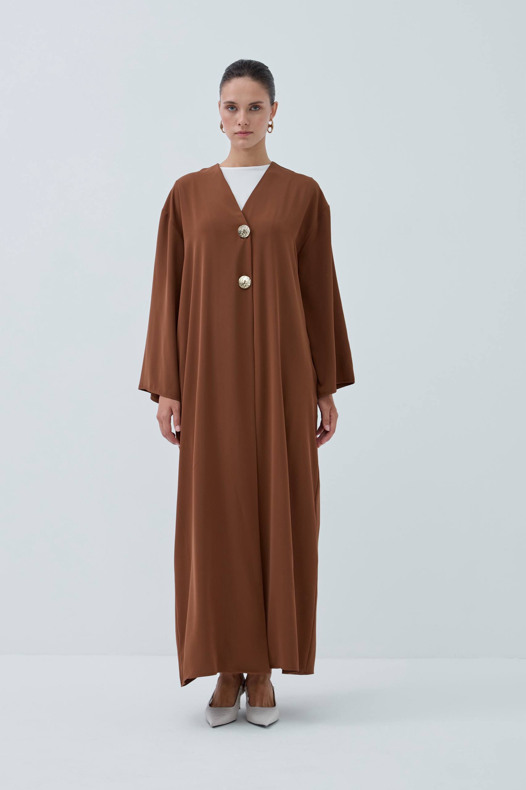 Velora Muse | Düğme Detaylı Abaya