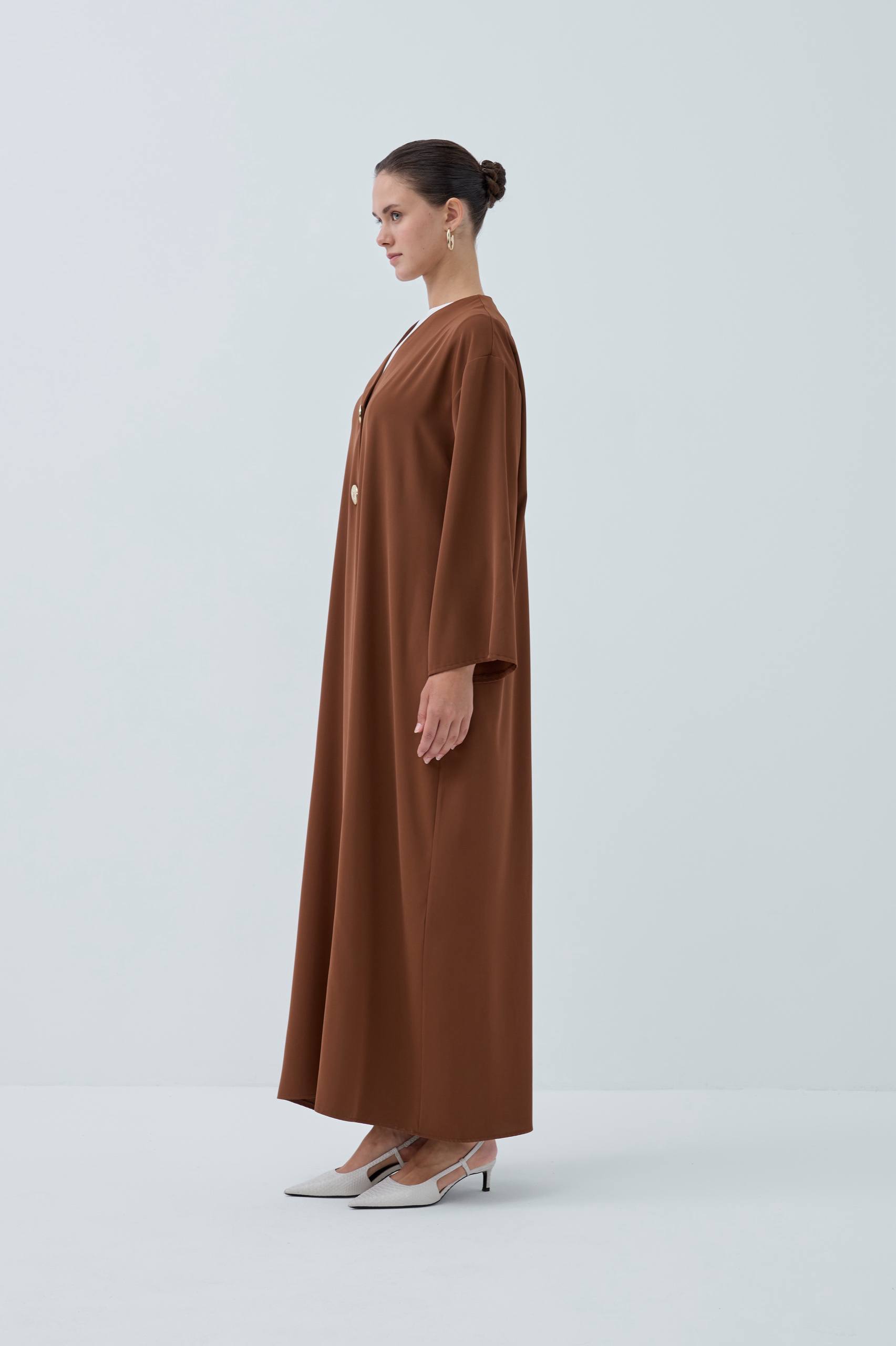 Velora Muse | Düğme Detaylı Abaya