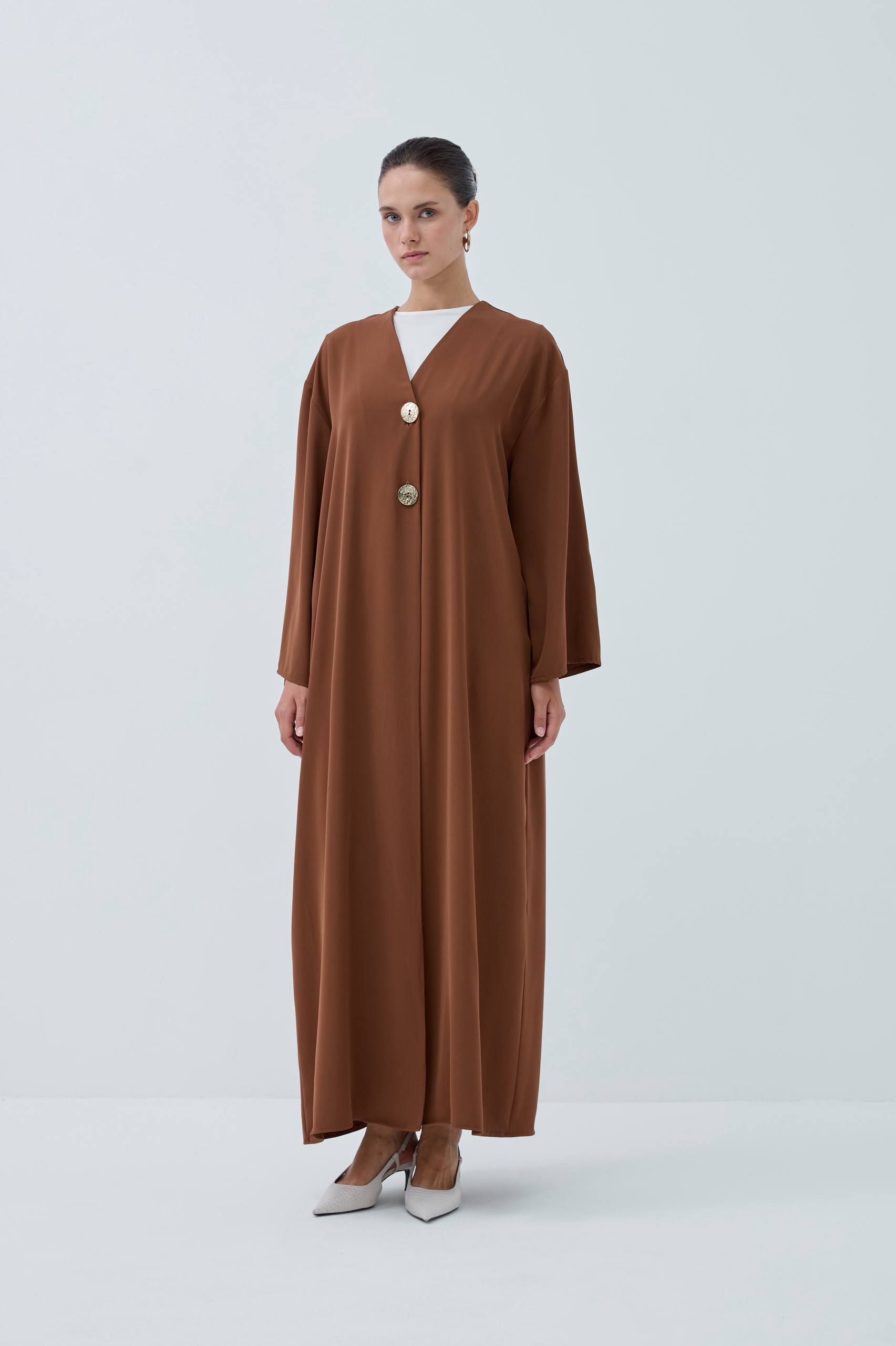 Velora Muse | Düğme Detaylı Abaya