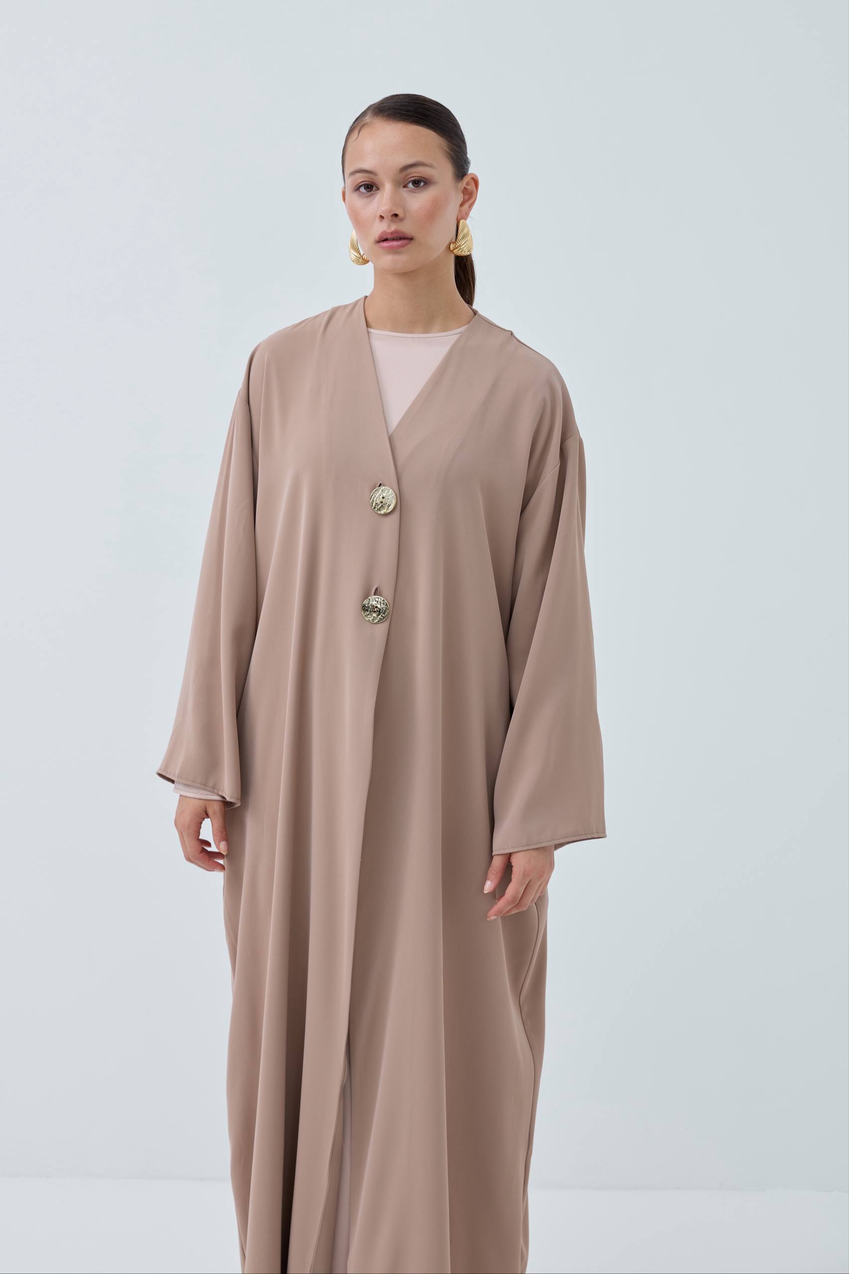 Velora Muse | Düğme Detaylı Abaya