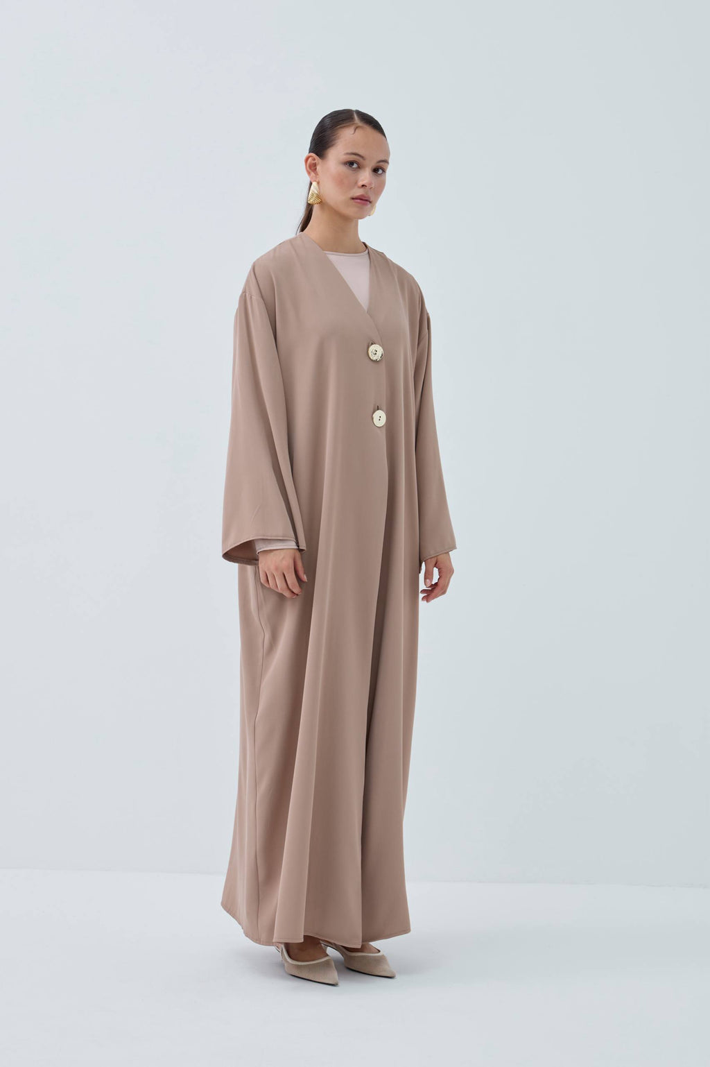 Velora Muse | Düğme Detaylı Abaya