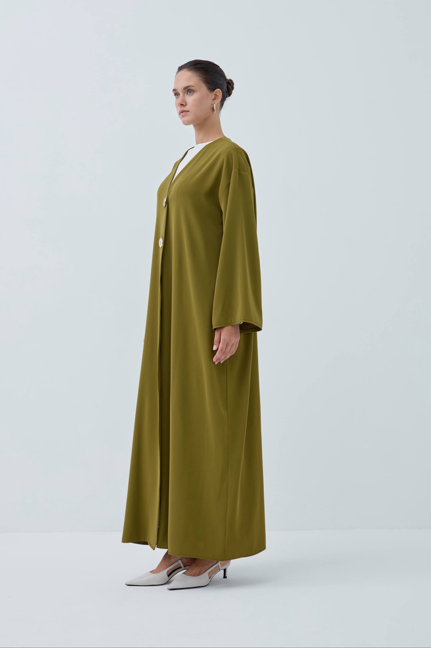 Velora Muse | Düğme Detaylı Abaya