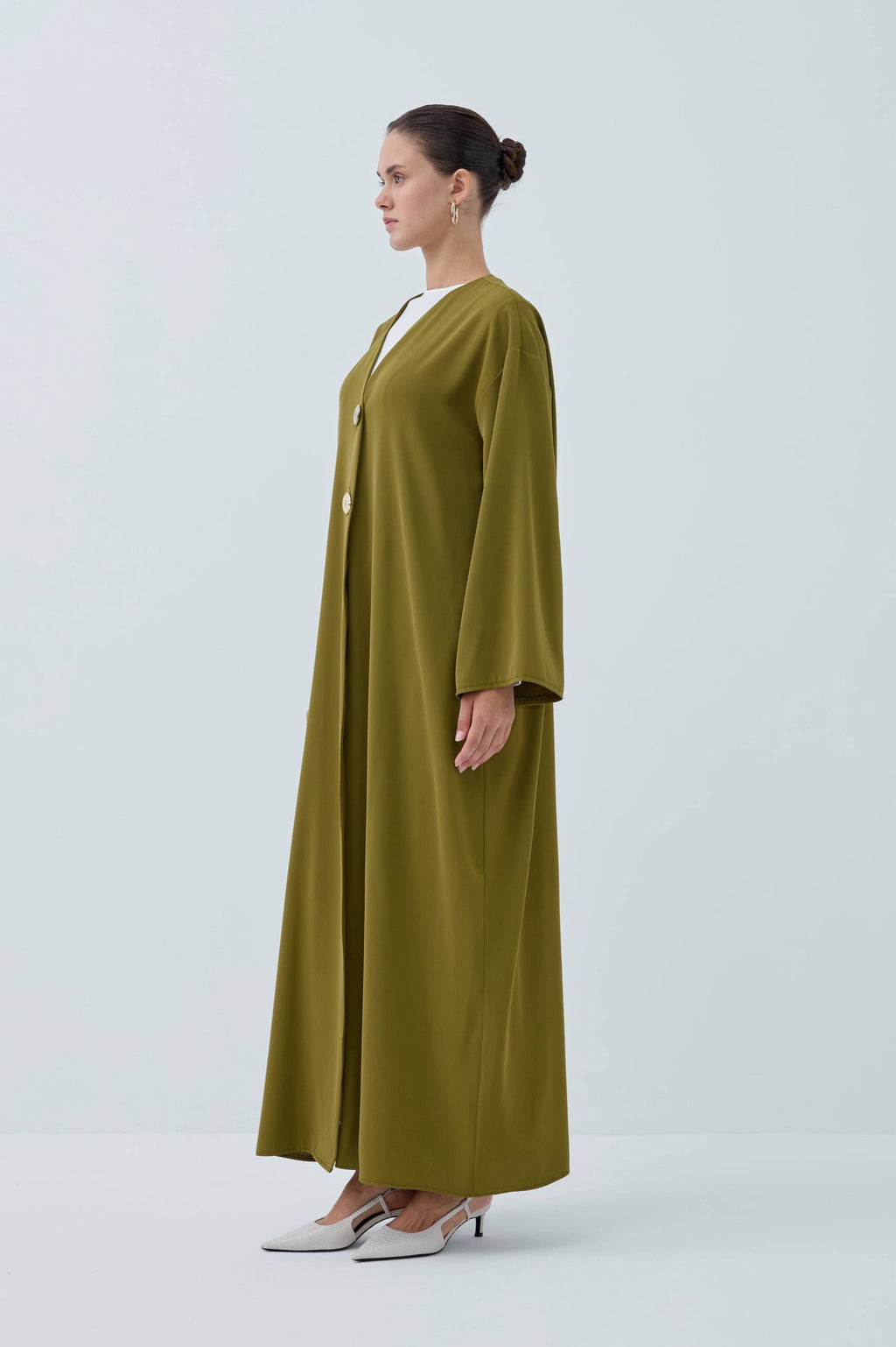Velora Muse | Düğme Detaylı Abaya