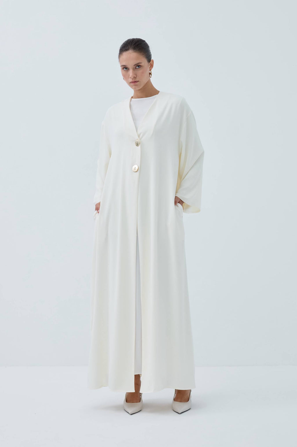 Velora Muse | Düğme Detaylı Abaya