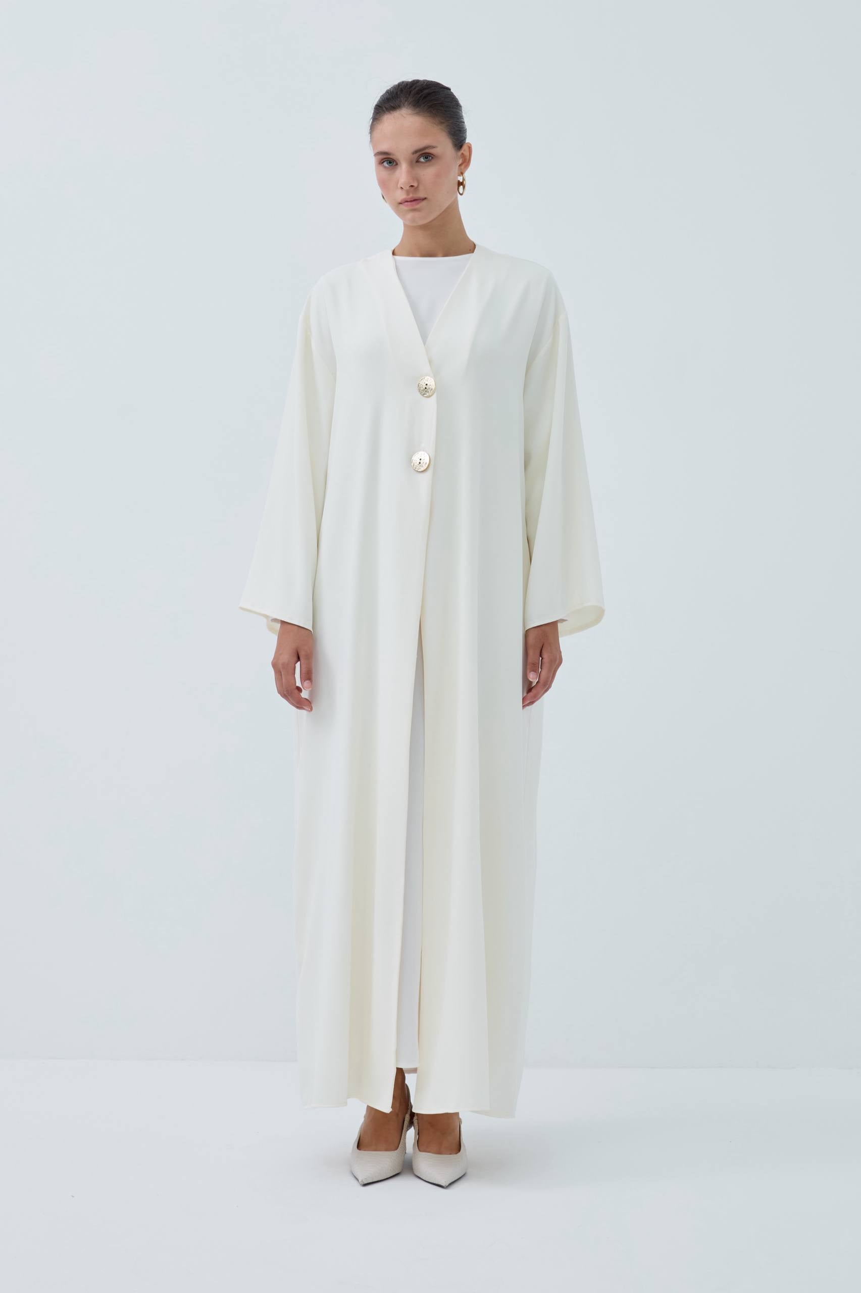 Velora Muse | Düğme Detaylı Abaya
