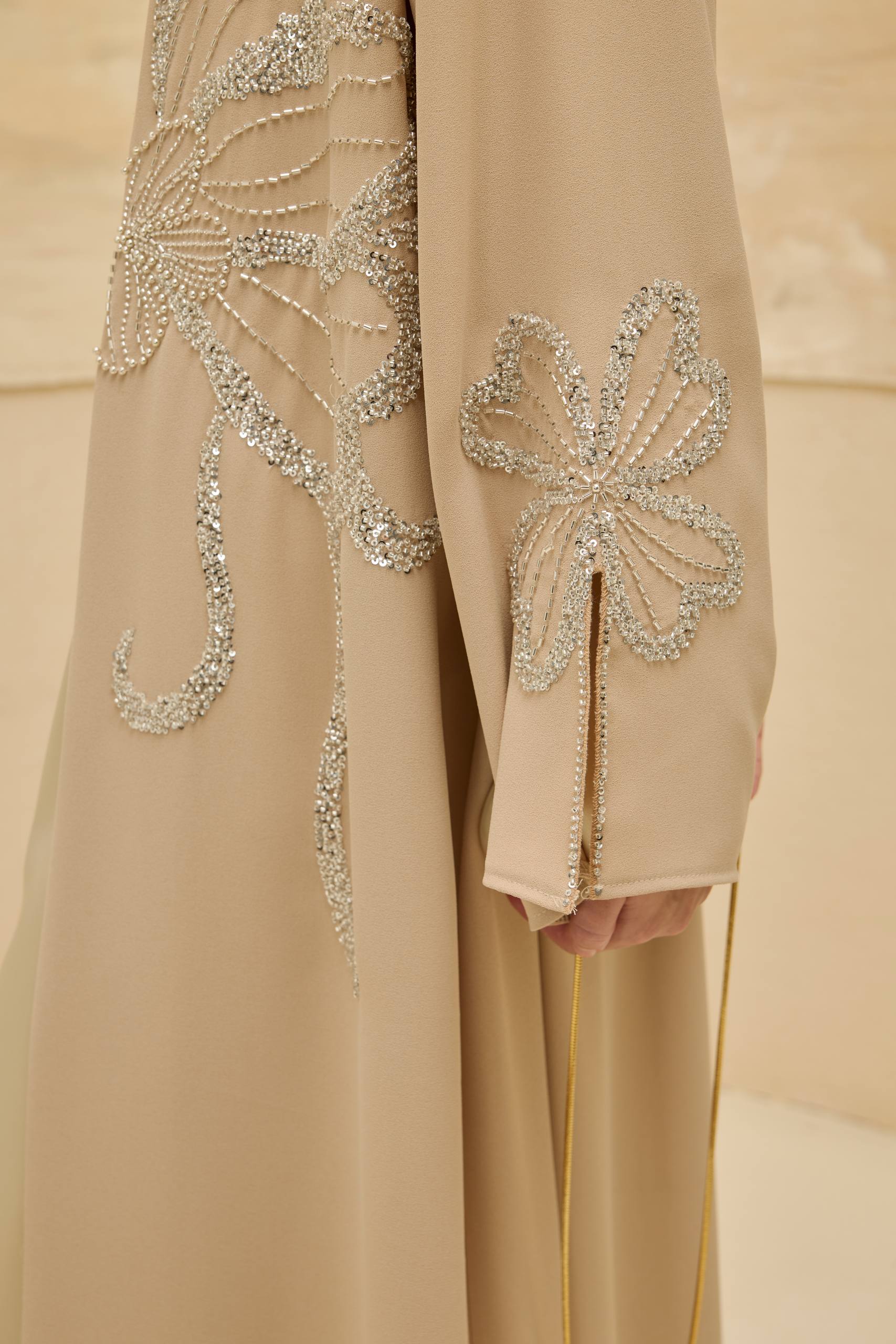 Papillon Royale | Kelebek Taş Detaylı Abaya