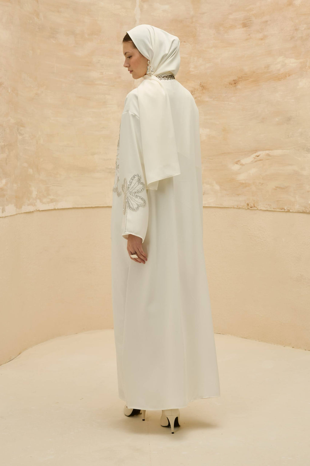 Papillon Royale | Kelebek Taş Detaylı Abaya