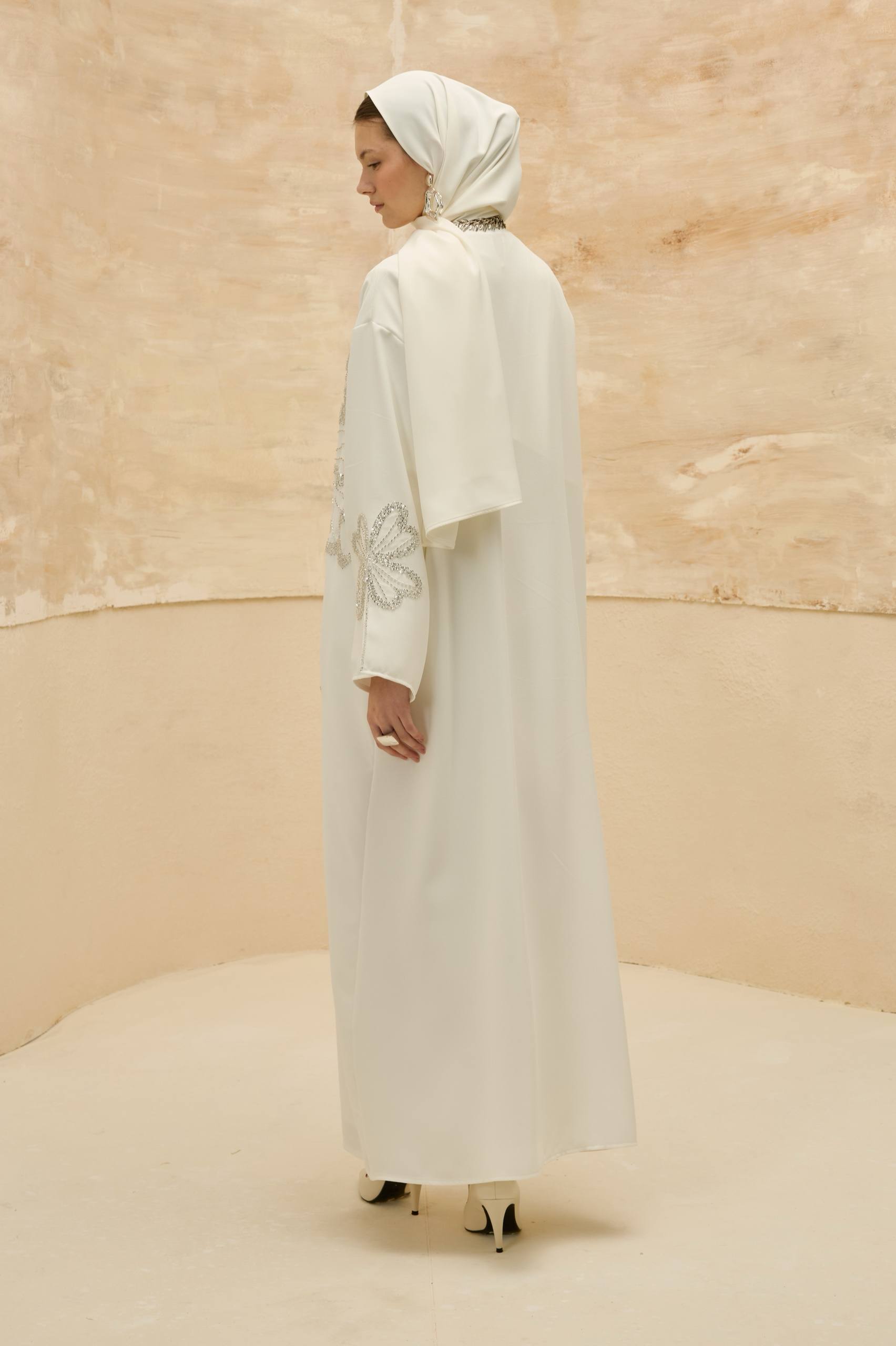 Papillon Royale | Kelebek Taş Detaylı Abaya