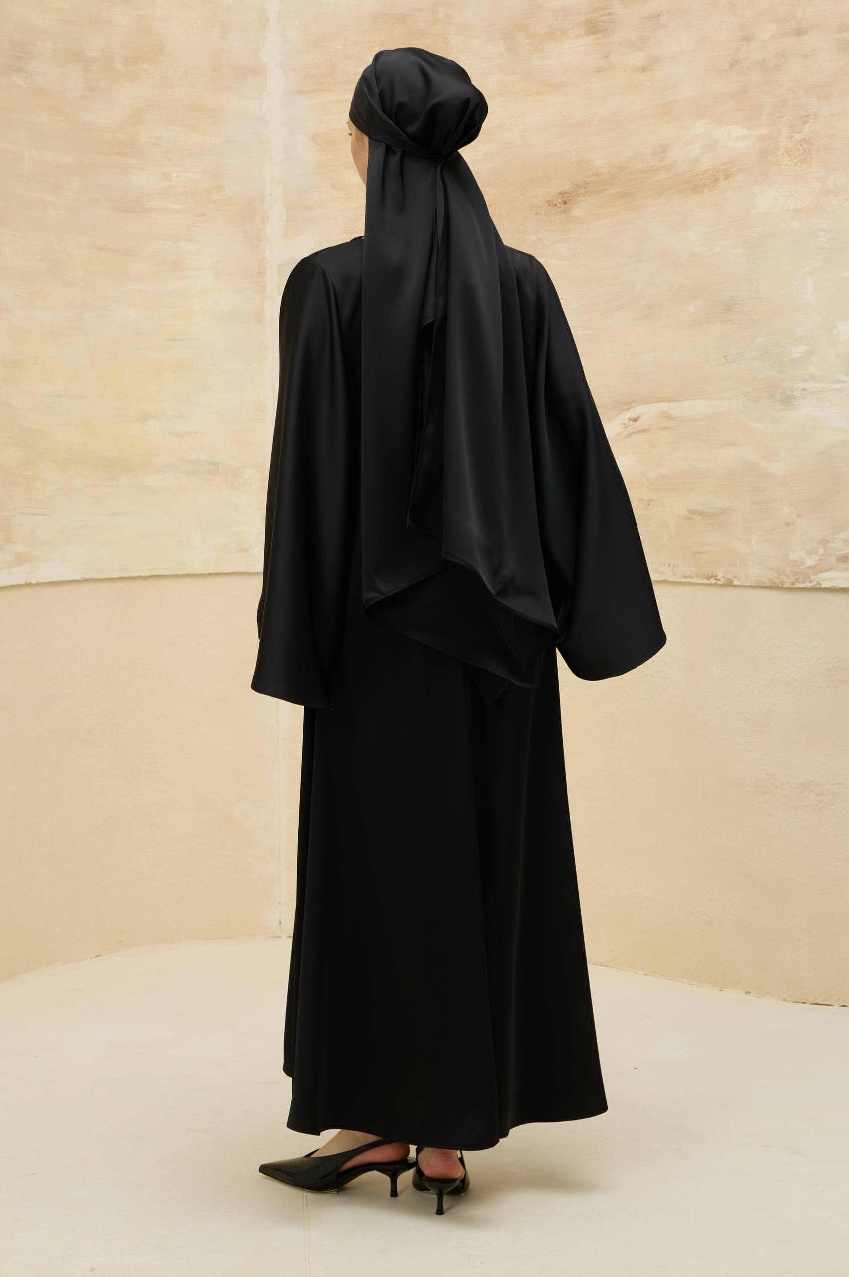 Satin Grace | Dökümlü Saten Elbise