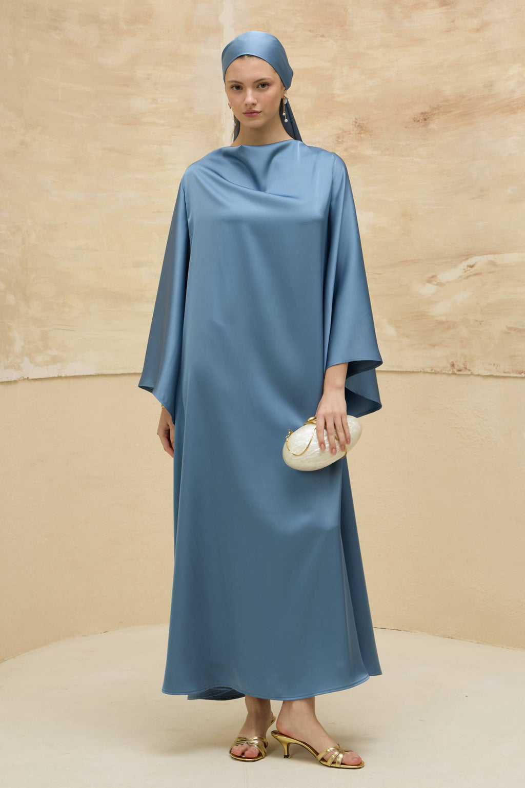 Satin Grace | Dökümlü Saten Elbise