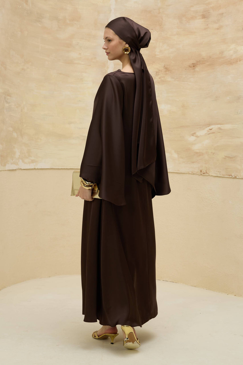 Satin Grace | Dökümlü Saten Elbise