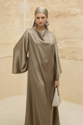 Satin Grace | Dökümlü Saten Elbise