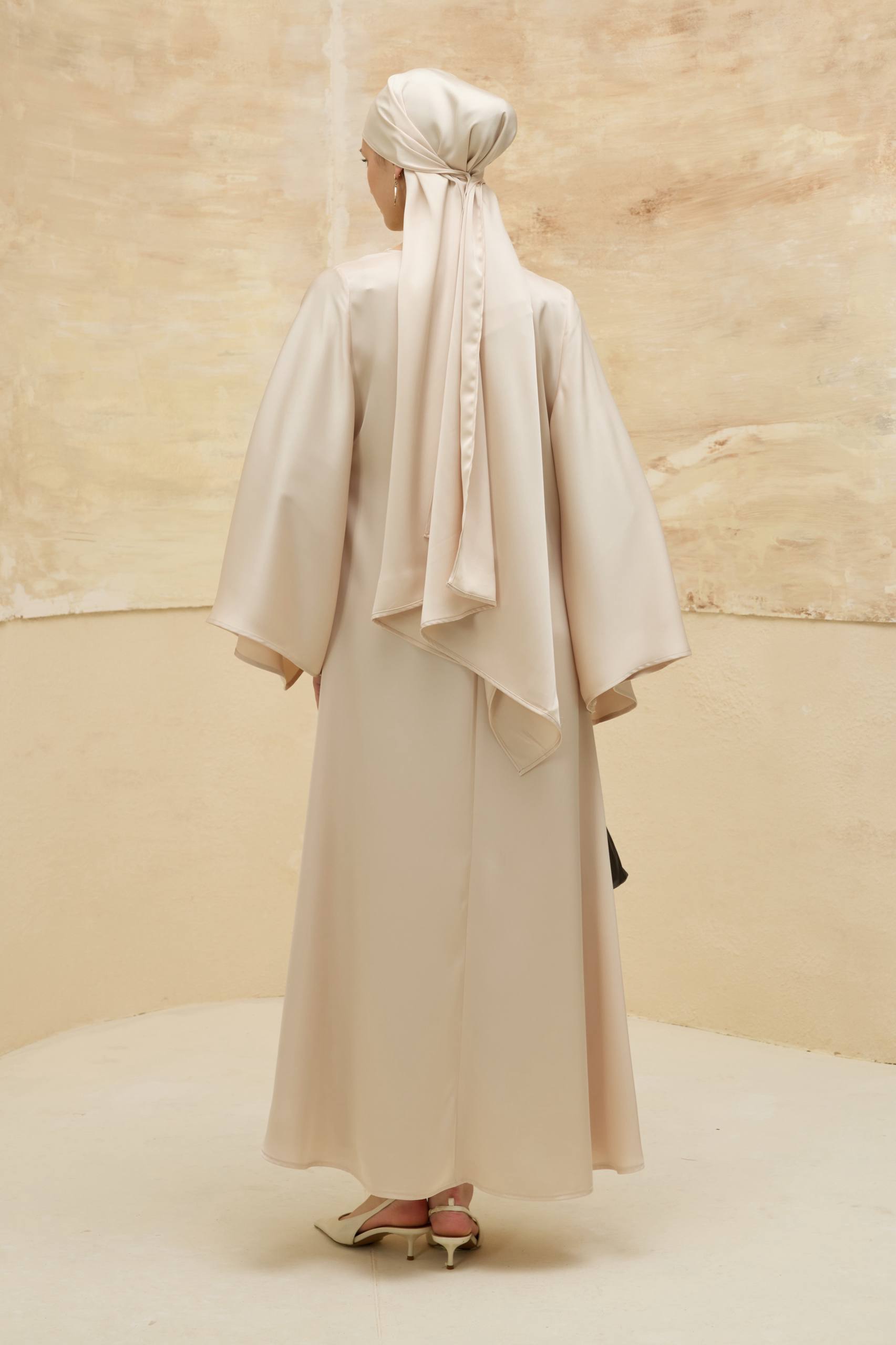 Satin Grace | Dökümlü Saten Elbise