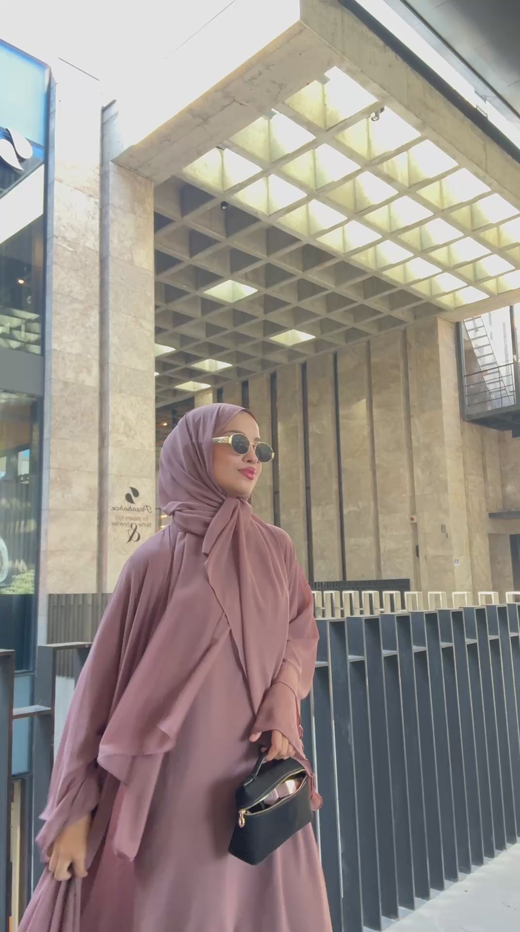 Veil Grace | Premium Şifon 3'lü Abaya Takımı