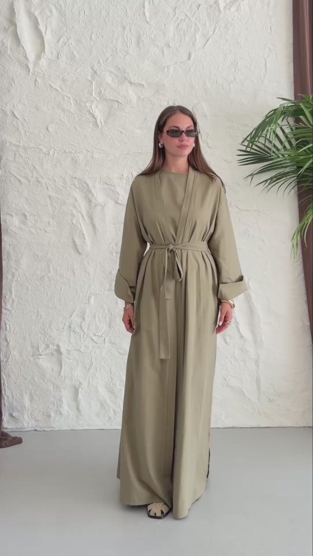 Zümra | Premium Abaya Takımı